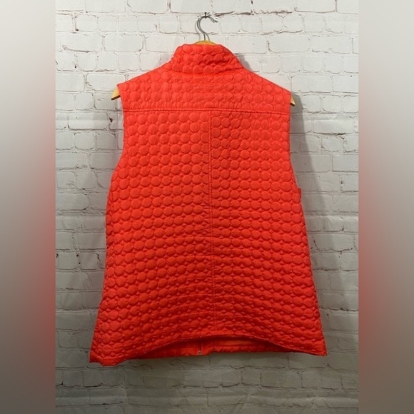 KATE PARK ORANGE LIGHTLY PADDED VEST WOMENS PLUS SIZE 1X - Picture 2 of 11